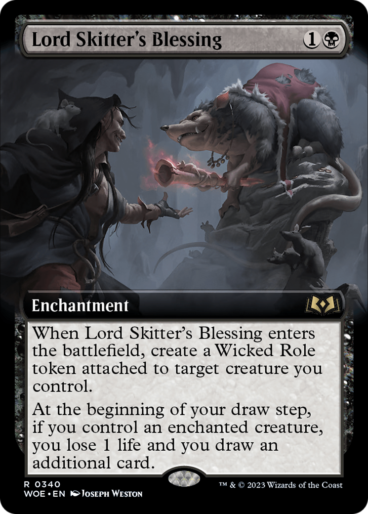 Lord Skitter's Blessing (Extended Art) [Wilds of Eldraine] | North Game Den