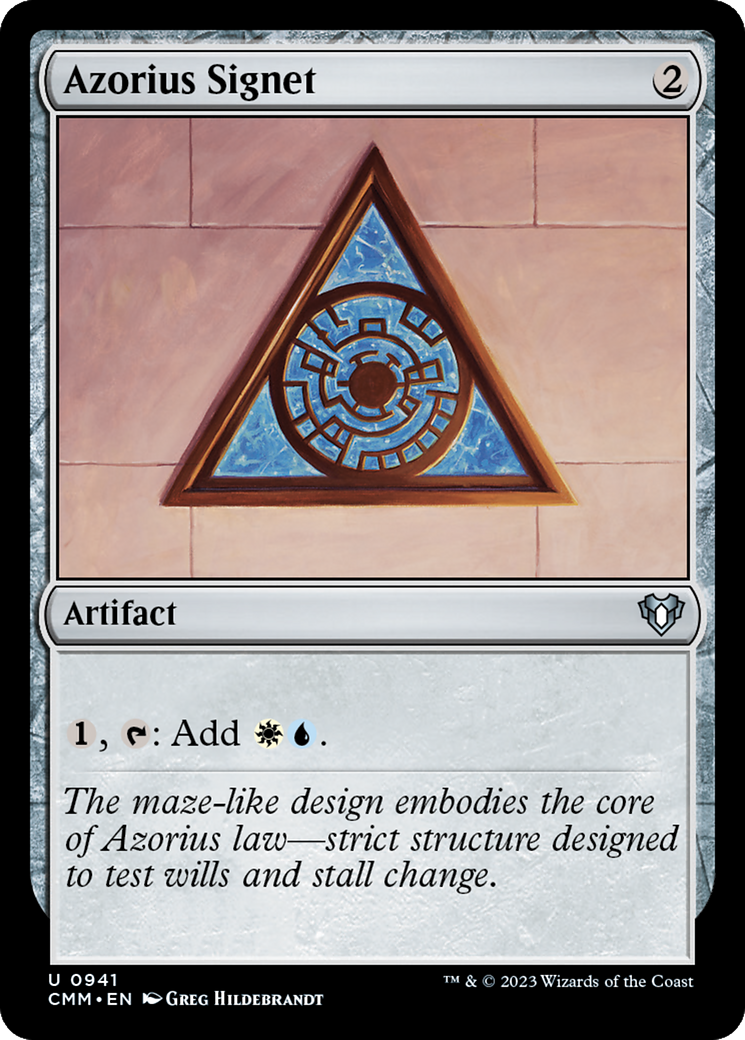 Azorius Signet [Commander Masters] | North Game Den