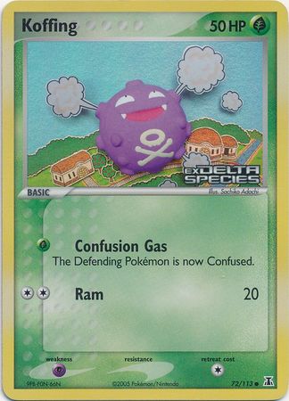 Koffing (72/113) (Stamped) [EX: Delta Species] | North Game Den