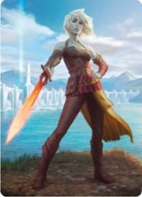 Nahiri, Heir of the Ancients 1 Art Card [Zendikar Rising Art Series] | North Game Den