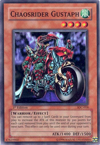 Chaosrider Gustaph [IOC-018] Super Rare | North Game Den