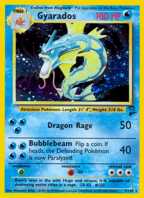 Gyarados (7/130) [Base Set 2] | North Game Den