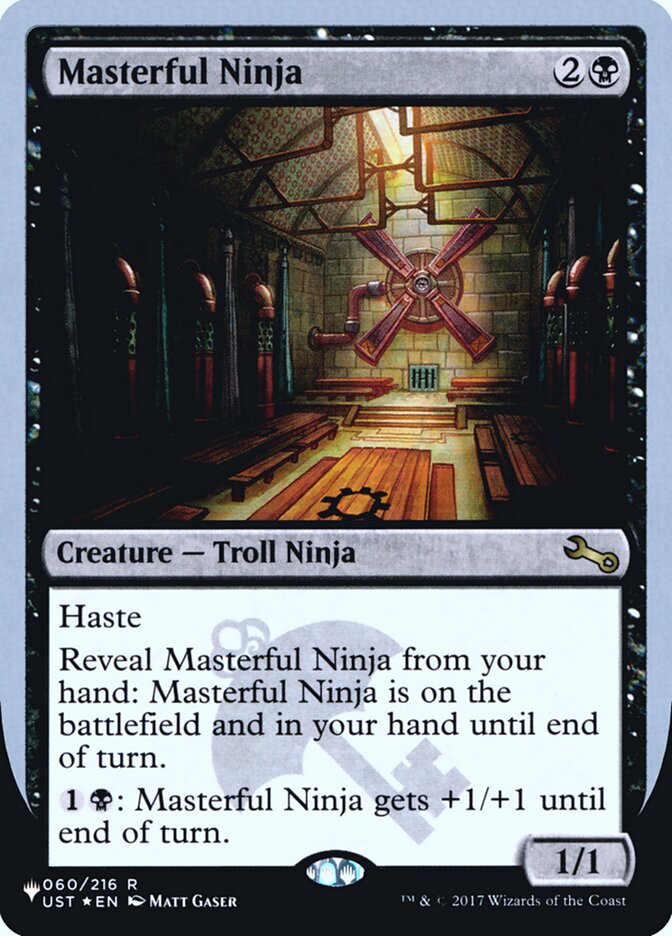 Masterful Ninja (Unfinity Foil Edition) [The List] | North Game Den