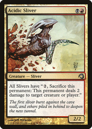 Acidic Sliver [Premium Deck Series: Slivers] | North Game Den