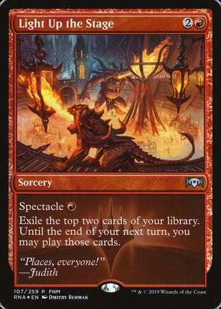 Light Up the Stage [Ravnica Allegiance Promos] | North Game Den