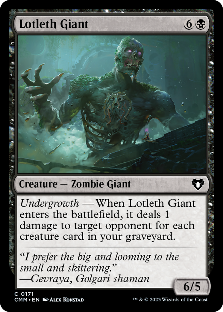 Lotleth Giant [Commander Masters] | North Game Den