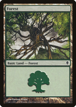 Forest (249a) [Zendikar] | North Game Den