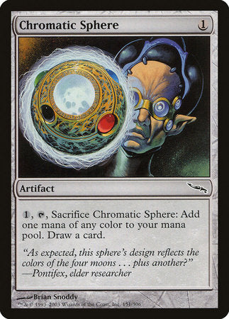 Chromatic Sphere [Mirrodin] | North Game Den