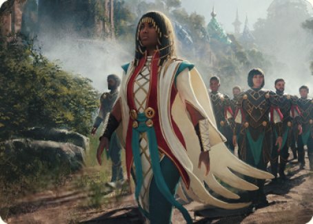 Queen Kayla bin-Kroog Art Card [The Brothers' War Art Series] | North Game Den