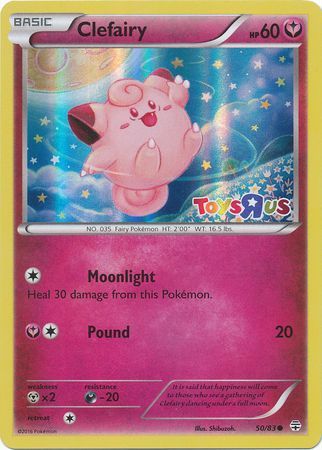 Clefairy (50/83) (Toys R Us Promo) [XY: Generations] | North Game Den