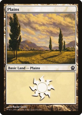 Plains (233) [Theros] | North Game Den