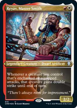 Reyav, Master Smith (Foil Etched) [Commander Legends] | North Game Den