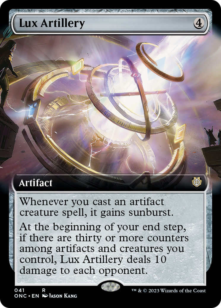 Lux Artillery (Extended Art) [Phyrexia: All Will Be One Commander] | North Game Den