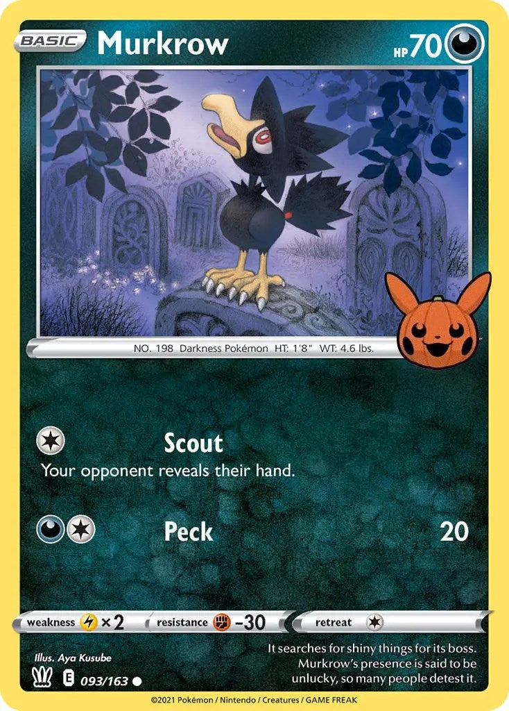 Murkrow (093/163) [Trick or Trade] | North Game Den