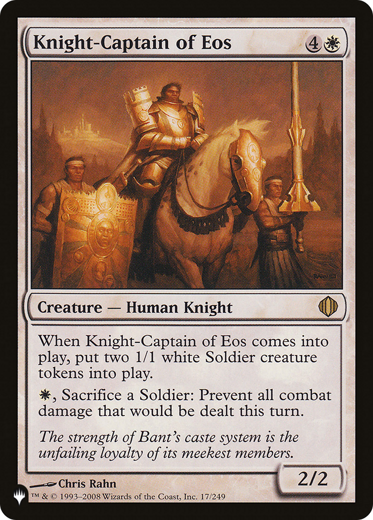 Knight-Captain of Eos [The List] | North Game Den