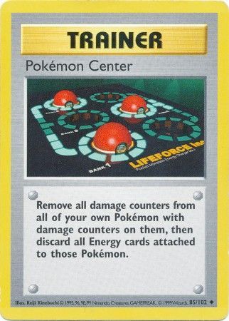 Pokemon Center (85/102) [Base Set Shadowless Unlimited] | North Game Den