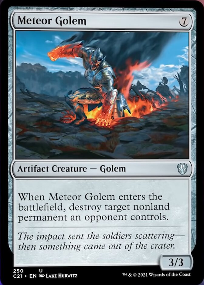Meteor Golem [Commander 2021] | North Game Den