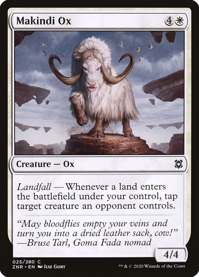 Makindi Ox [Zendikar Rising] | North Game Den