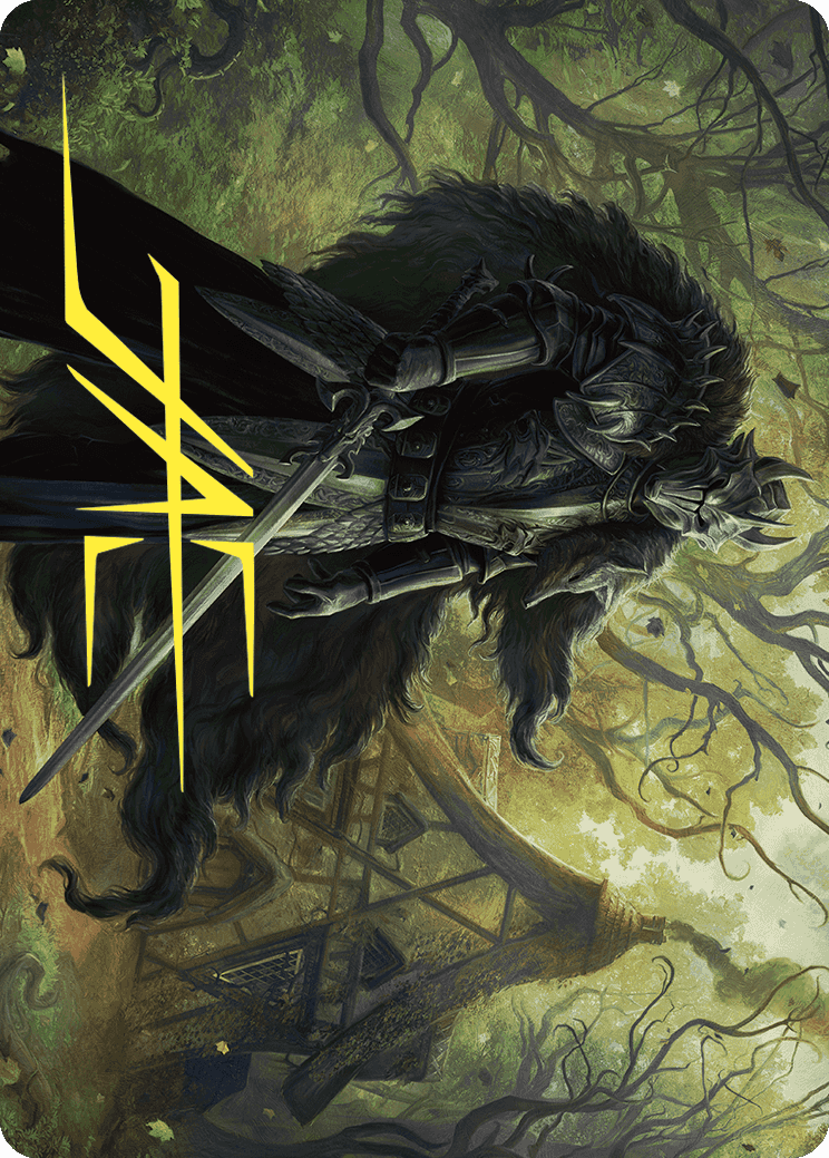 Agatha's Champion Art Card (Gold-Stamped Signature) [Wilds of Eldraine Art Series] | North Game Den