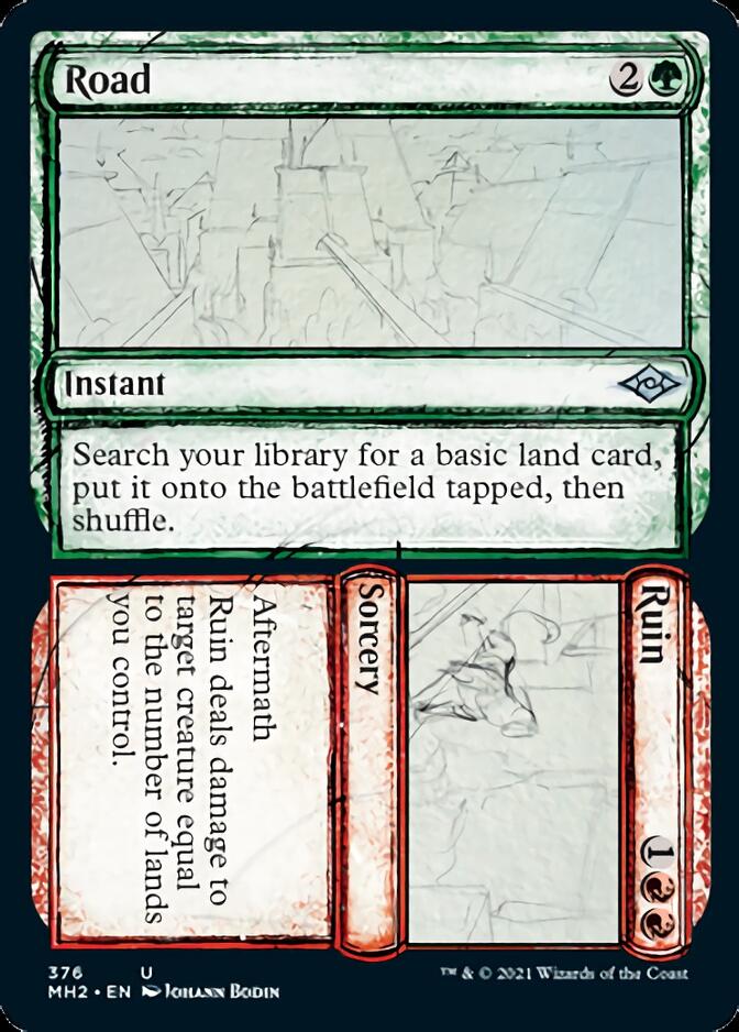 Road // Ruin (Sketch) [Modern Horizons 2] | North Game Den