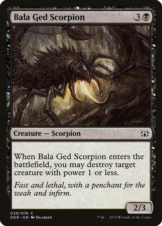 Bala Ged Scorpion [Duel Decks: Nissa vs. Ob Nixilis] | North Game Den