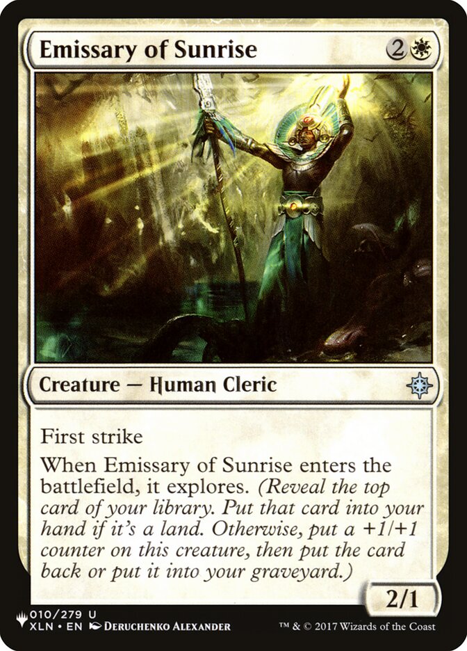 Emissary of Sunrise [The List] | North Game Den