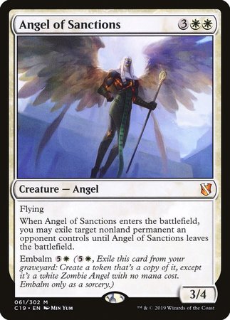 Angel of Sanctions [Commander 2019] | North Game Den