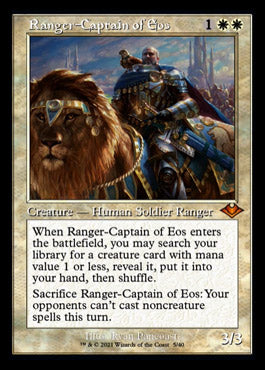 Ranger-Captain of Eos (Retro Foil Etched) [Modern Horizons 2] | North Game Den