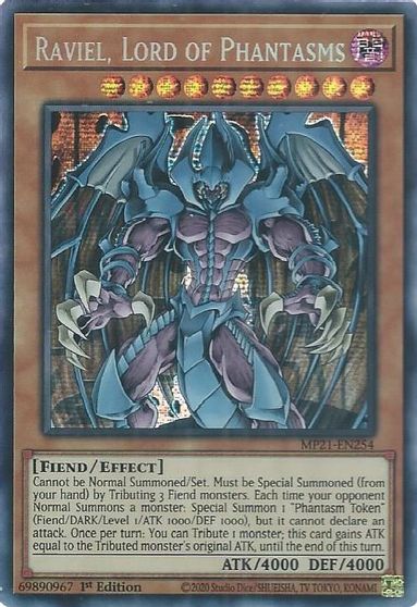 Raviel, Lord of Phantasms [MP21-EN254] Prismatic Secret Rare | North Game Den