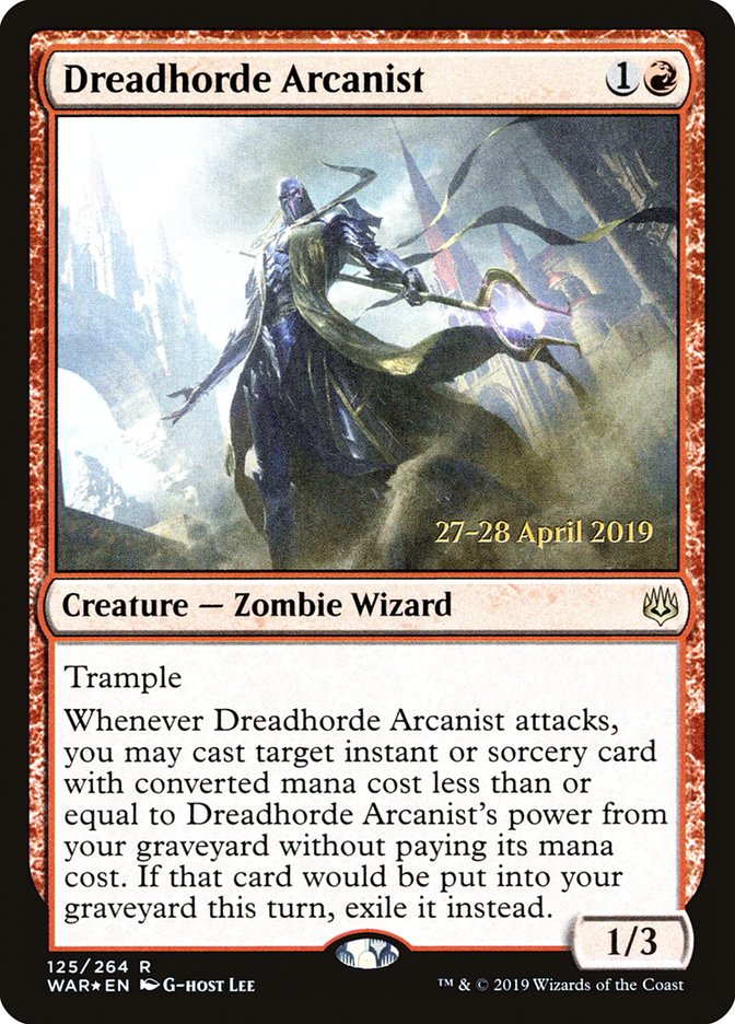 Dreadhorde Arcanist  [War of the Spark Prerelease Promos] | North Game Den