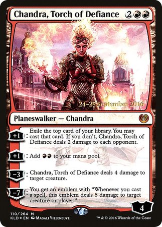 Chandra, Torch of Defiance [Kaladesh Promos] | North Game Den