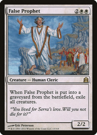 False Prophet [Commander 2011] | North Game Den