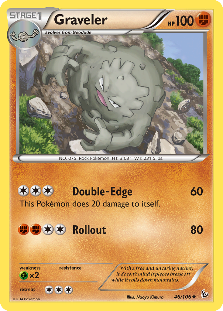 Graveler (46/106) [XY: Flashfire] | North Game Den