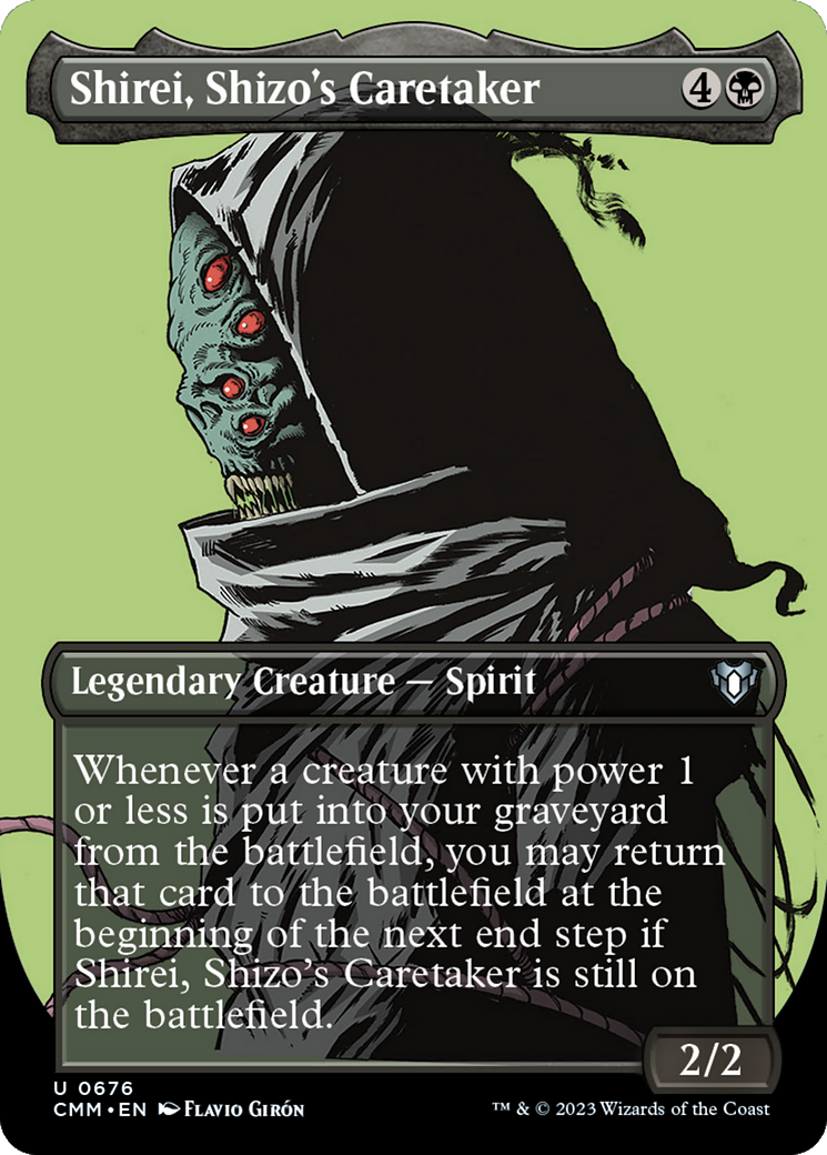 Shirei, Shizo's Caretaker (Borderless Profile) [Commander Masters] | North Game Den