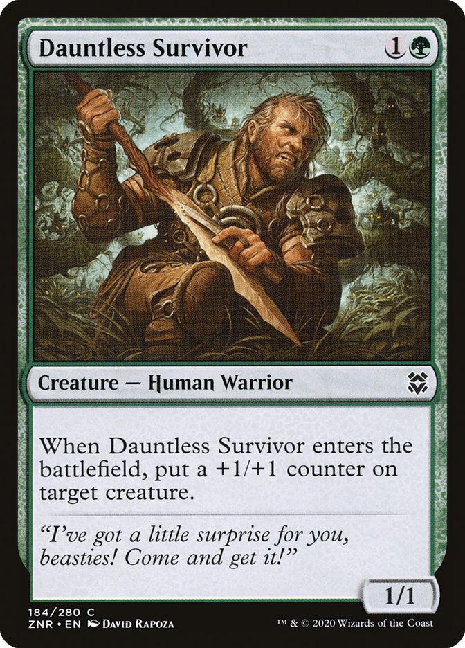 Dauntless Survivor [Zendikar Rising] | North Game Den