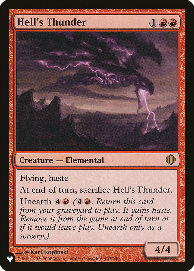 Hell's Thunder [The List] | North Game Den