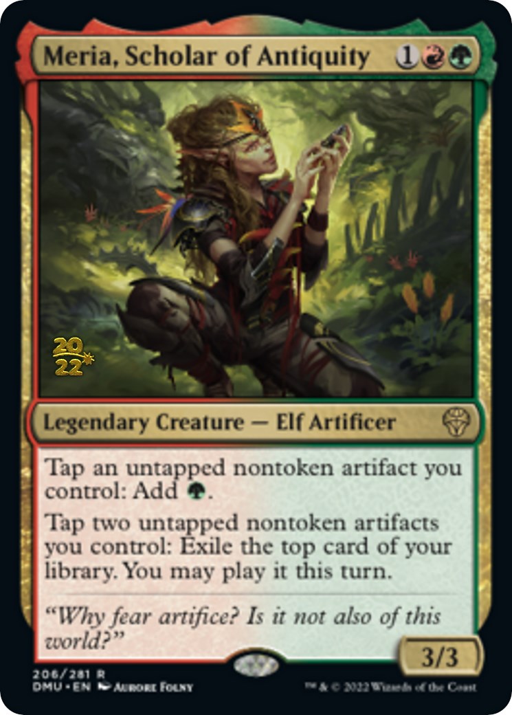 Meria, Scholar of Antiquity [Dominaria United Prerelease Promos] | North Game Den