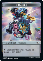 Teddy Bear // Treasure (013) Double-sided Token [Unfinity Tokens] | North Game Den