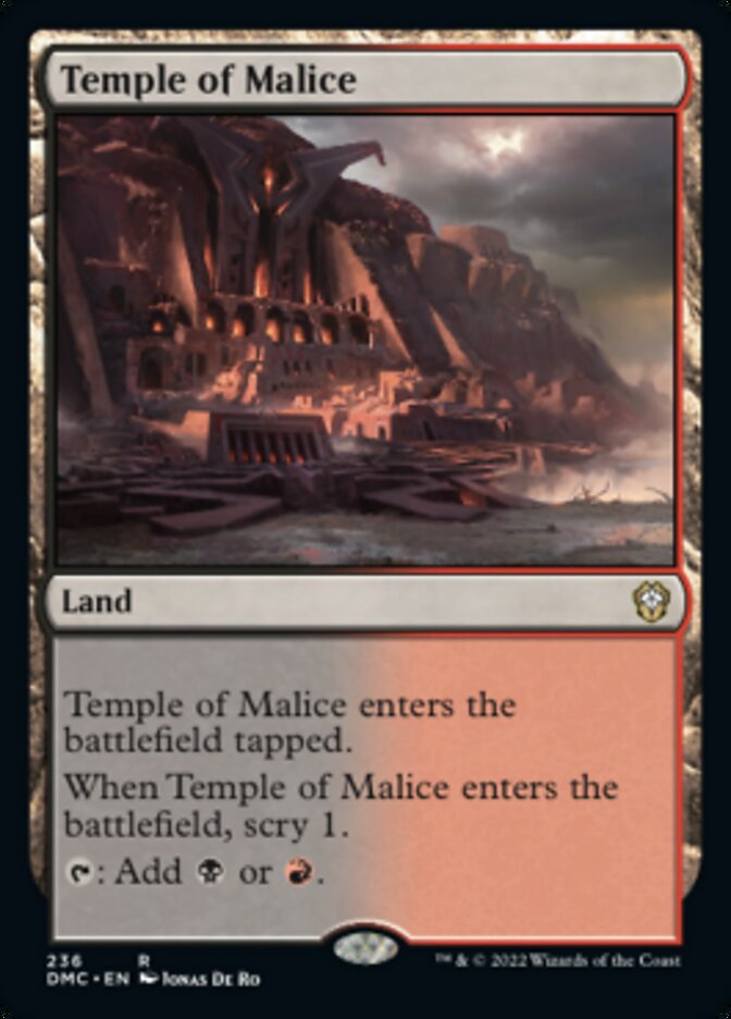 Temple of Malice [Dominaria United Commander] | North Game Den