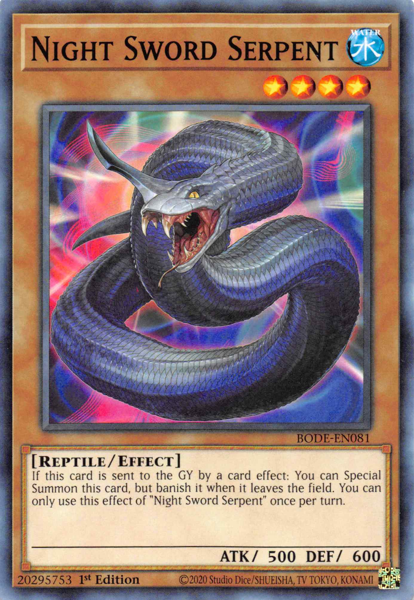 Night Sword Serpent [BODE-EN081] Common | North Game Den