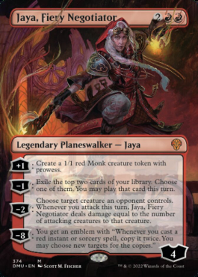 Jaya, Fiery Negotiator (Borderless) [Dominaria United] | North Game Den