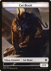 Cat Beast Token [Zendikar Rising] | North Game Den