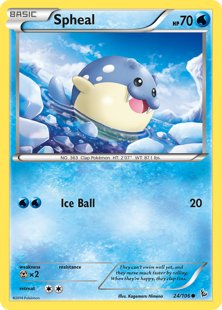 Spheal (24/106) [XY: Flashfire] | North Game Den