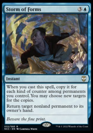 Storm of Forms (Promo Pack) [Streets of New Capenna Commander Promos] | North Game Den