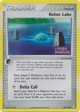 Holon Lake (87/110) (Stamped) [EX: Holon Phantoms] | North Game Den