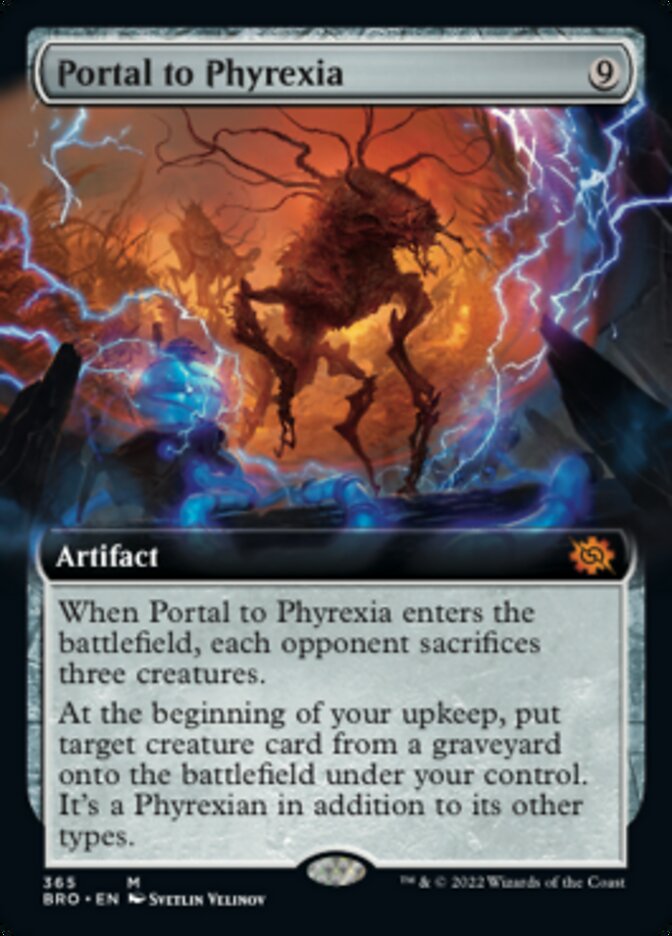 Portal to Phyrexia (Extended Art) [The Brothers' War] | North Game Den