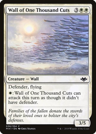 Wall of One Thousand Cuts [Modern Horizons] | North Game Den