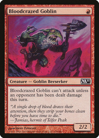 Bloodcrazed Goblin [Magic 2011] | North Game Den