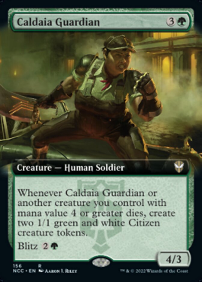 Caldaia Guardian (Extended Art) [Streets of New Capenna Commander] | North Game Den
