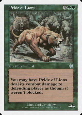 Pride of Lions [Starter 1999] | North Game Den